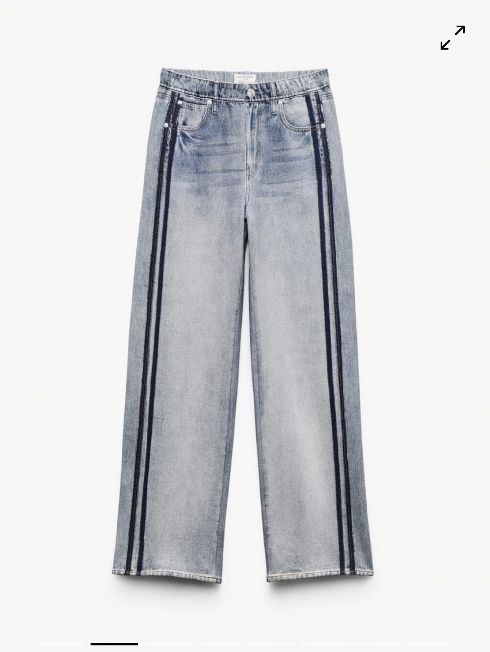 rag & bone Miramar Wide-leg Track Pant In Coney - Picture 5 of 13